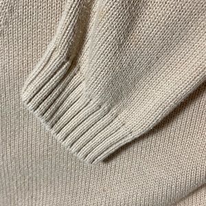 LL Bean Tan Cárdigan, Large